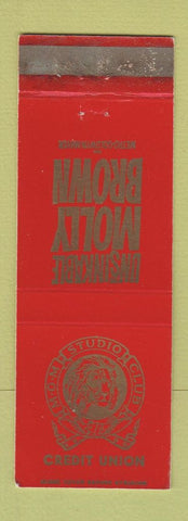 Matchbook Cover - Unsinkable Molly Brown Movie MGM Credit Union WEAR