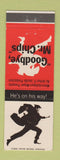 Matchbook Cover - Goodbye Mr Chips Movie MGM 1969