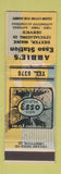 Matchbook Cover - Abbie's Esso oil gas Dexter ME