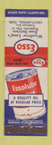 Matchbook Cover - Woodrow Long's Esso oil gas Chattanooga TN