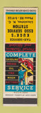 Matchbook Cover - Kuck's Esso oil gas Taxi Lincolnton NC