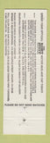 Matchbook Cover - The Right Stuff Movie Mug Offer