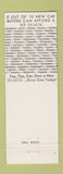 Matchbook Cover - Vern Schilling Buick Axelsen South Milwaukee WI