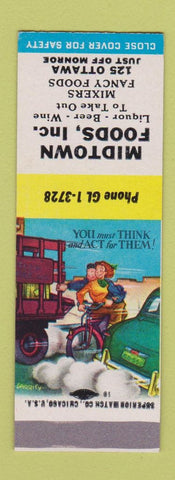 Matchbook Cover - Midtown Foods Grand Rapids MI SAMPLE