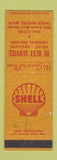 Matchbook Cover - Shell oil gas Three Rivers MI SAMPLE