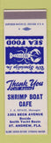 Matchbook Cover - Shrimp Boat Cafe St Andrew FL SAMPLE