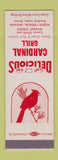 Matchbook Cover - Cardinal Grill North Vernon IN SAMPLE