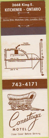 Matchbook Cover - Conestoga Motel Kitchener ON