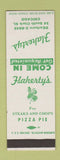 Matchbook Cover - Flaherty's Restaurant Chicago IL pizza SAMPLE