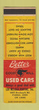 Matchbook Cover - Lou Meliska Pontiac Parma OH