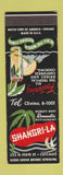 Matchbook Cover - Shangri LA Chicago IL Polynesian Tropical SAMPLE
