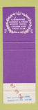Matchbook Cover - Fontainebleau Miami Beach FL Poodle Room SAMPLE