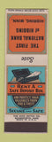 Matchbook Cover - First National Bank Hibbing MN SAMPLE