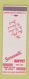 Matchbook Cover - Garavelli Buffet SAMPLE