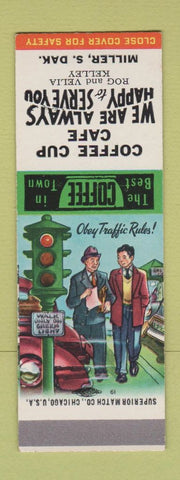 Matchbook Cover - Coffee Cup Cafe Miller SD SAMPLE