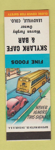 Matchbook Cover - Skylark Cafe Bar Leadville Colorado SAMPLE