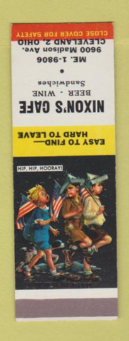 Matchbook Cover - Nixon's Cafe Cleveland OH SAMPLE