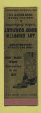 Matchbook Cover - Jay Griffith Boot Company Abilene TX Cowboy SAMPLE
