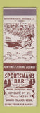 Matchbook Cover - Sportsman's Bar Grand Island NE SAMPLE