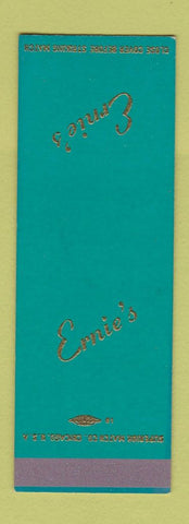 Matchbook Cover - Ernie's SAMPLE