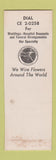 Matchbook Cover - Kathryn's Flowers Gifts Oklahoma City OK SAMPLE