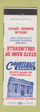 Matchbook Cover - State Bank of Collinsville IL SAMPLE