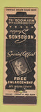 Matchbook Cover - Nordskog Studios Photography Maywood IL