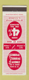 Matchbook Cover - General Federal Savings Cicero IL