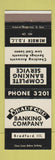 Matchbook Cover - Bradford Banking Company Bradford IL