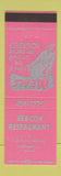 Matchbook Cover - Beacon Restaurant Burbank IL