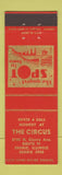 Matchbook Cover - The Circus Skokie IL low phone #