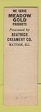Matchbook Cover - Hotel US Grant Mattoon IL