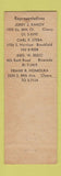Matchbook Cover - Home Bureau Insurance Real Estate Cicero IL
