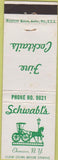 Matchbook Cover - Schwabl's Ebenezer NY