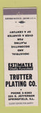 Matchbook Cover - Trutter Plating Springfield IL