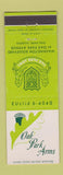 Matchbook Cover - Oak Park Arms IL