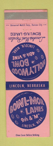 Matchbook Cover - Bowl Mor Lanes Bowling Lincoln NE