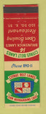 Matchbook Cover - Citrus Belt Lanes Bowling San Bernardino CA Brunswick