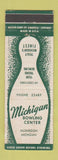 Matchbook Cover - Michigan Bowling Center Muskegon MI girlie back