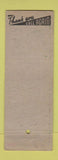 Matchbook Cover - City Club DuBois PA bowling CREASE