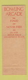 Matchbook Cover - Sport Bowling Sioux Falls SD girlie