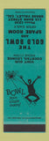 Matchbook Cover - Gold Bowling Grass Valley CA