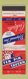 Matchbook Cover - Ten Pin Tavern Ridgewood Inn Bowling Parma OH