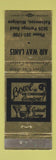 Matchbook Cover - Air Way Lanes Bowling Kalamazoo MI