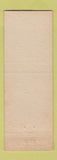 Matchbook Cover - Fred Tisdale Standard oil gas Wicksville SD