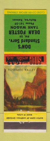 Matchbook Cover - Don's Standard oil gas Natoma KS