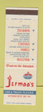 Matchbook Cover - Jermoo's Standard oil gas Warren Mauston Tomah Oakdale WI