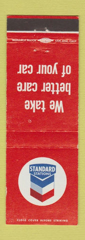 Matchbook Cover - Standard oil gas