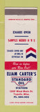 Matchbook Cover - Eliam Carter's Standard oil gas Tupelo MS