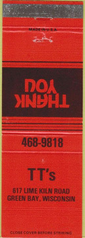 Matchbook Cover - TT's Green Bay WI